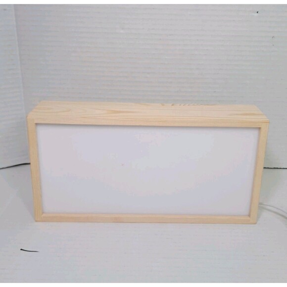 LED Light Box Display Cute Panda Scene Bamboo Decor Night Light 10"x5"x2.5" USB - Picture 5 of 6